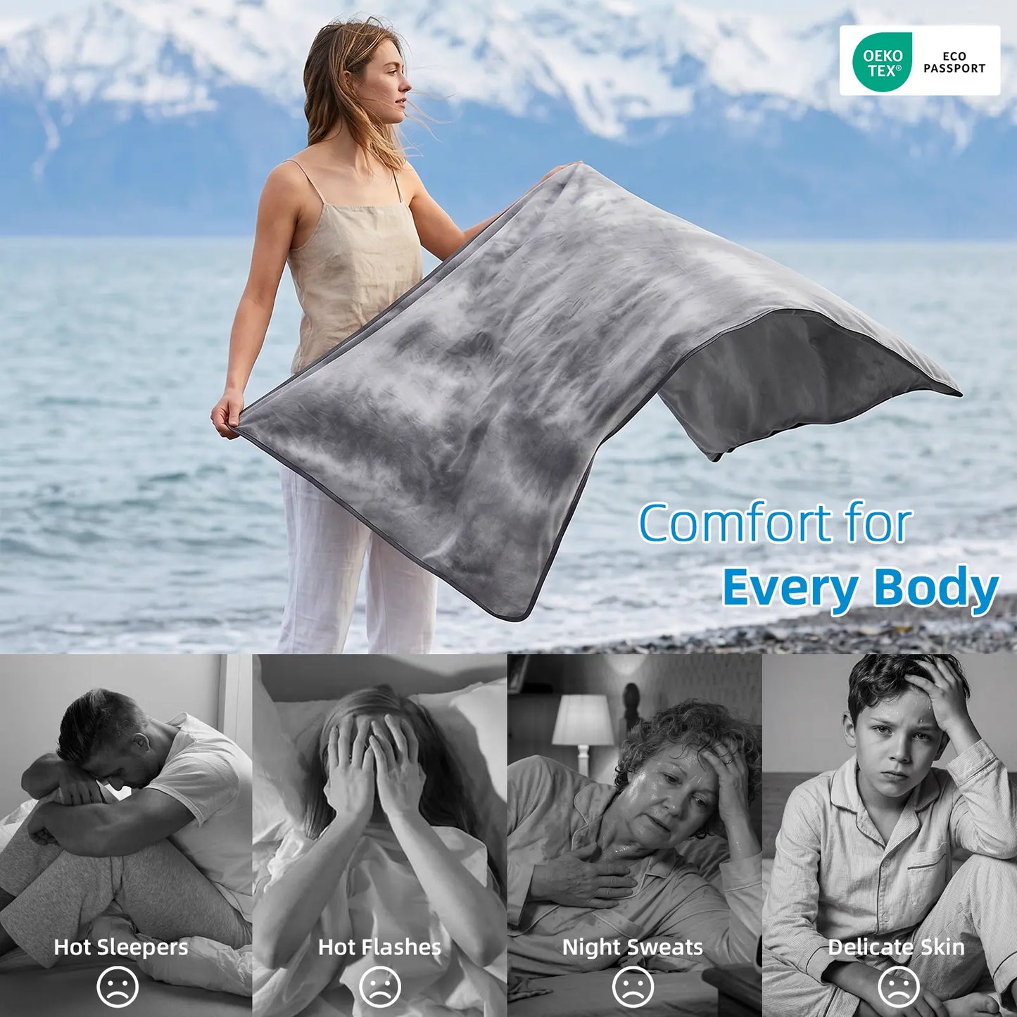 Lightweight Breathable Summer Blanket - Moisture-Wicking & Cozy Warmth